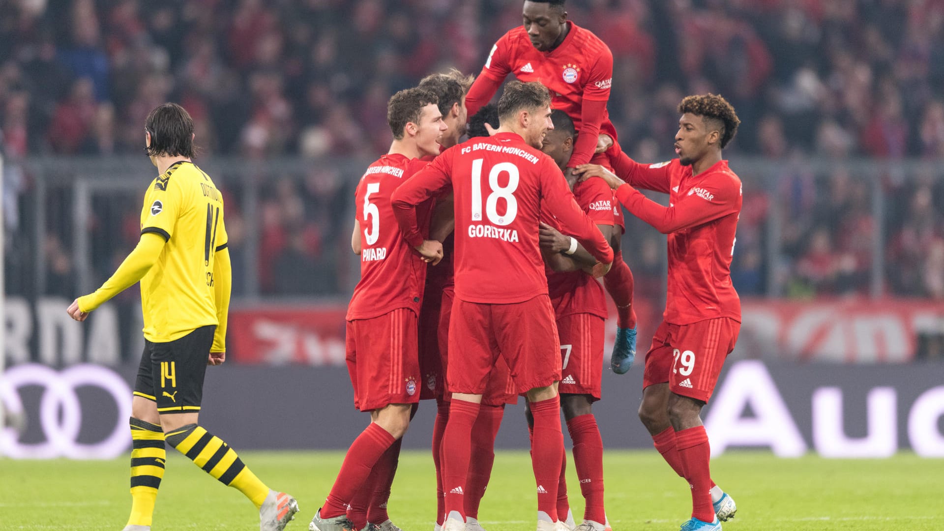 Der 28. Spieltag wartet mit dem Kracher Borussia Dortmund gegen Bayern München auf. Hinrunden-Ergebnis: Ein klares 4:0 für die Münchner.