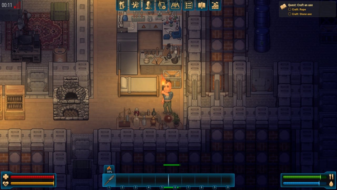 Spieler von "CryoFall" müssen Unterkunft, Ausrüstung und technischen Fortschritt selbst besorgen. Spieler von "CryoFall" müssen Unterkunft, Ausrüstung und technischen Fortschritt selbst besorgen.