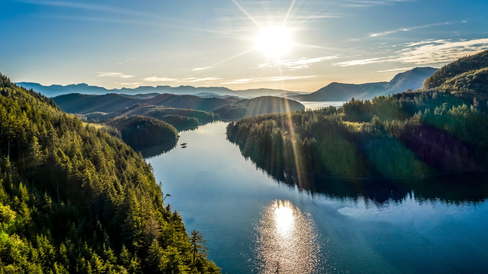 Der Campbell River auf Vancouver Island, Kanada, gilt als eines der wichtigsten "Lachszentren" der Welt.