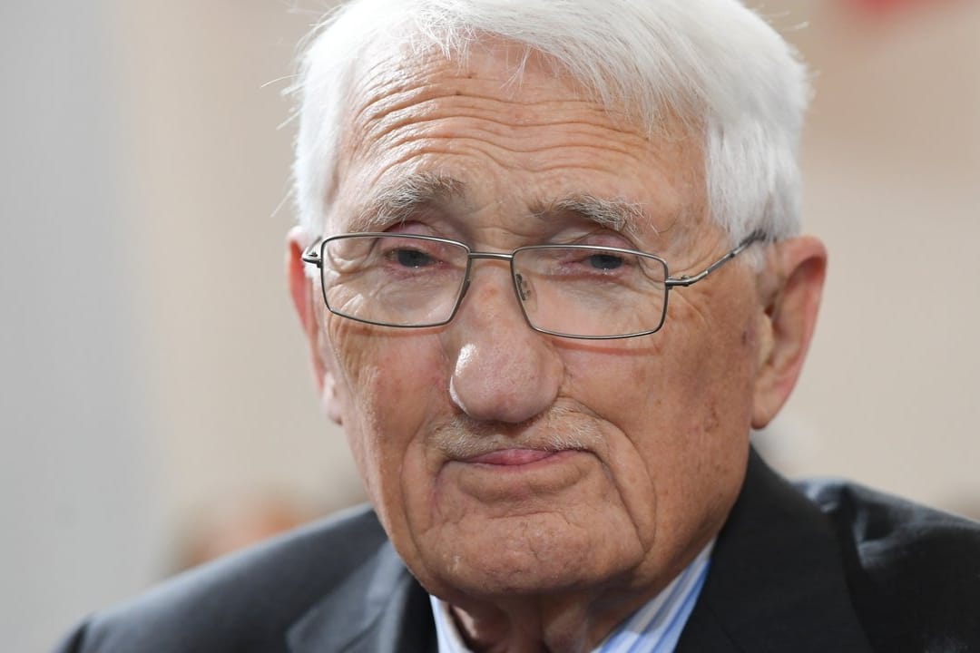 Der Soziologe und Philosoph Jürgen Habermas (Archivbild): Er spricht sich für Verhandlungen im Ukraine-Krieg aus.