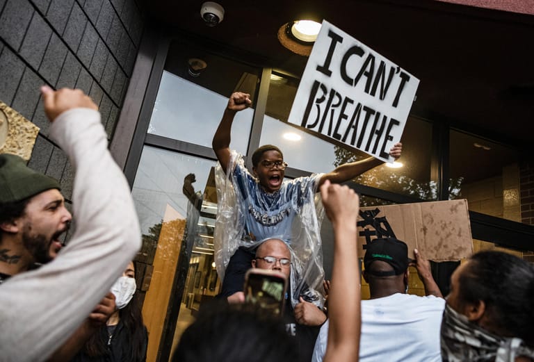 "I can't breathe" – Der Hilferuf wurde zu einem Slogan der Protestbewegung "Black Lives Matter".