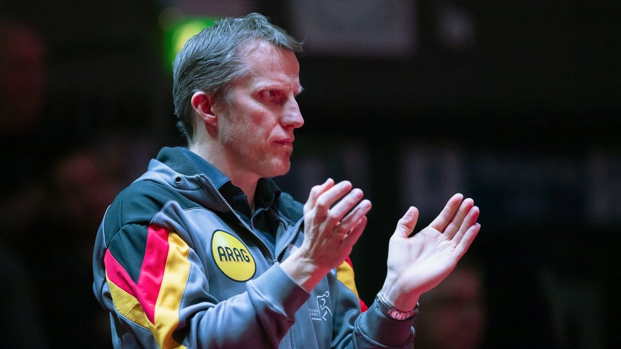 Tischtennis-Bundestrainer Jörg Roßkopf. Tischtennis-Bundestrainer Jörg Roßkopf.