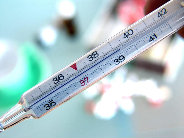 Fieber: Eine erhöhte Temperatur ist ebenfalls ein häufiges Symptom für Covid-19. Viele Patienten haben zudem Gliederschmerzen oder fühlen sich schwach.