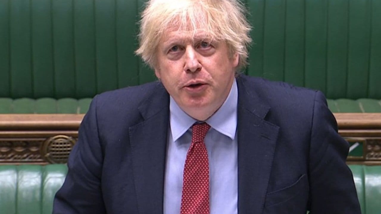 Boris Johnson, Premierminister von Großbritannien.