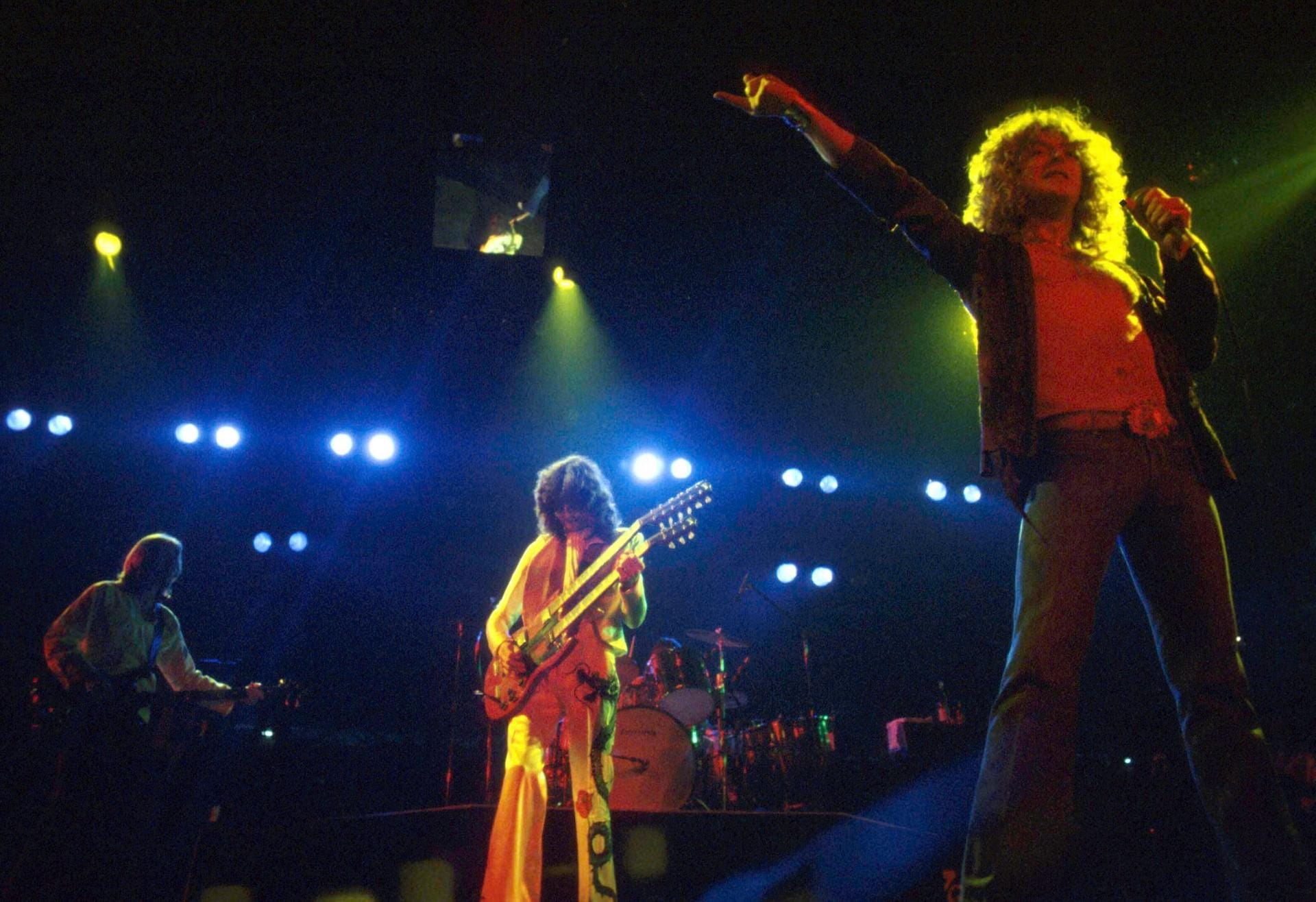 Led Zeppelin bei "Stairway to Heaven" in 1978: Wenige Jahre später wurde das Aus der Rockband verkündet.