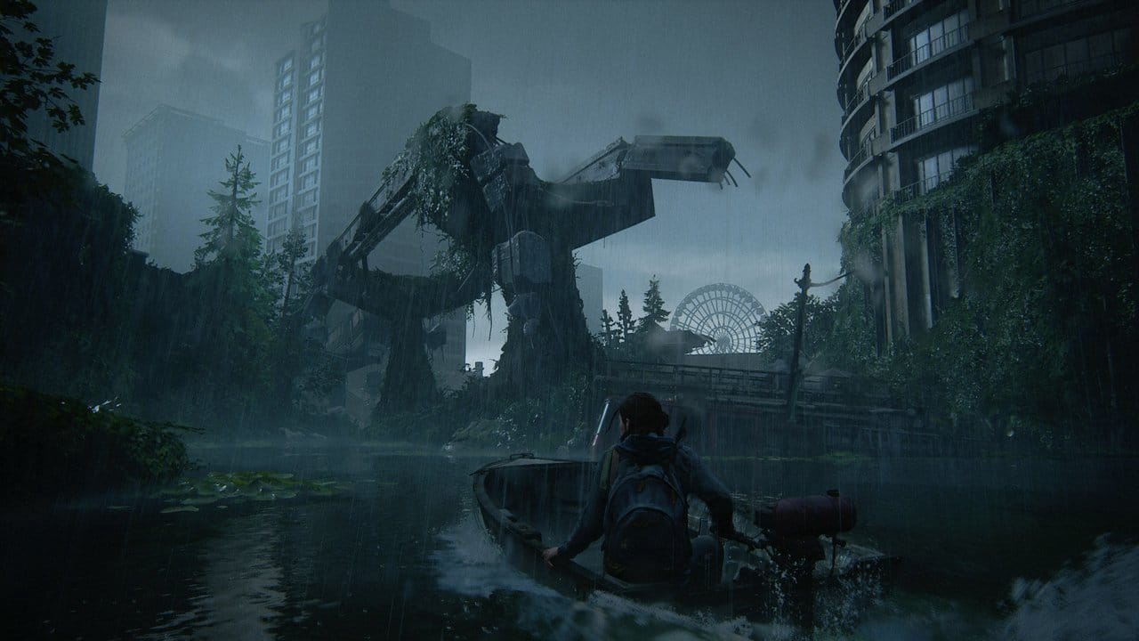 Die US-Metropole Seattle ist in "The Last of Us Part 2" völlig überflutet.