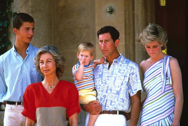 Sommer 1986: Diana und Charles besuchen die spanische Königsfamilie