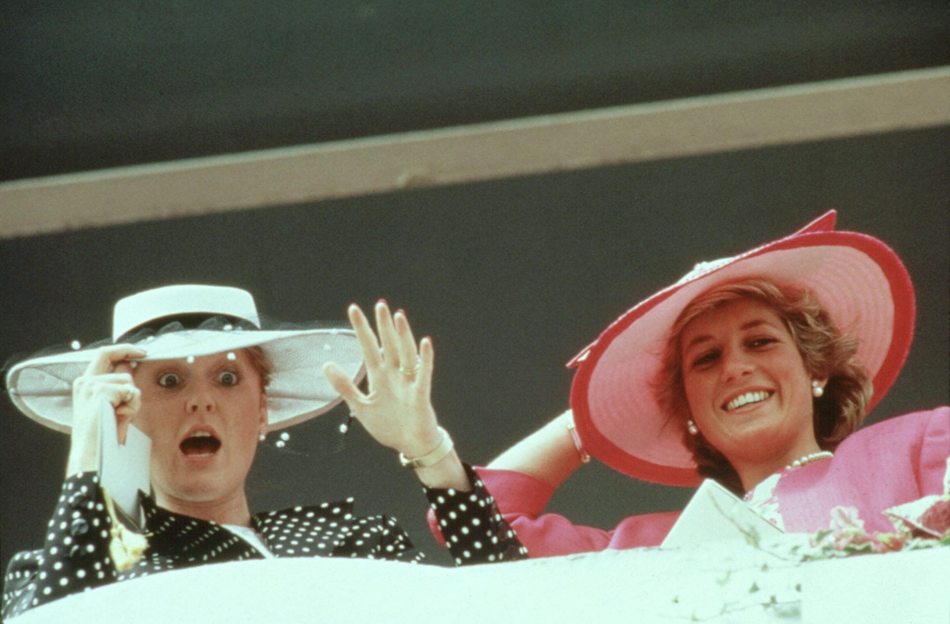Sarah Ferguson und Prinzessin Diana 1987