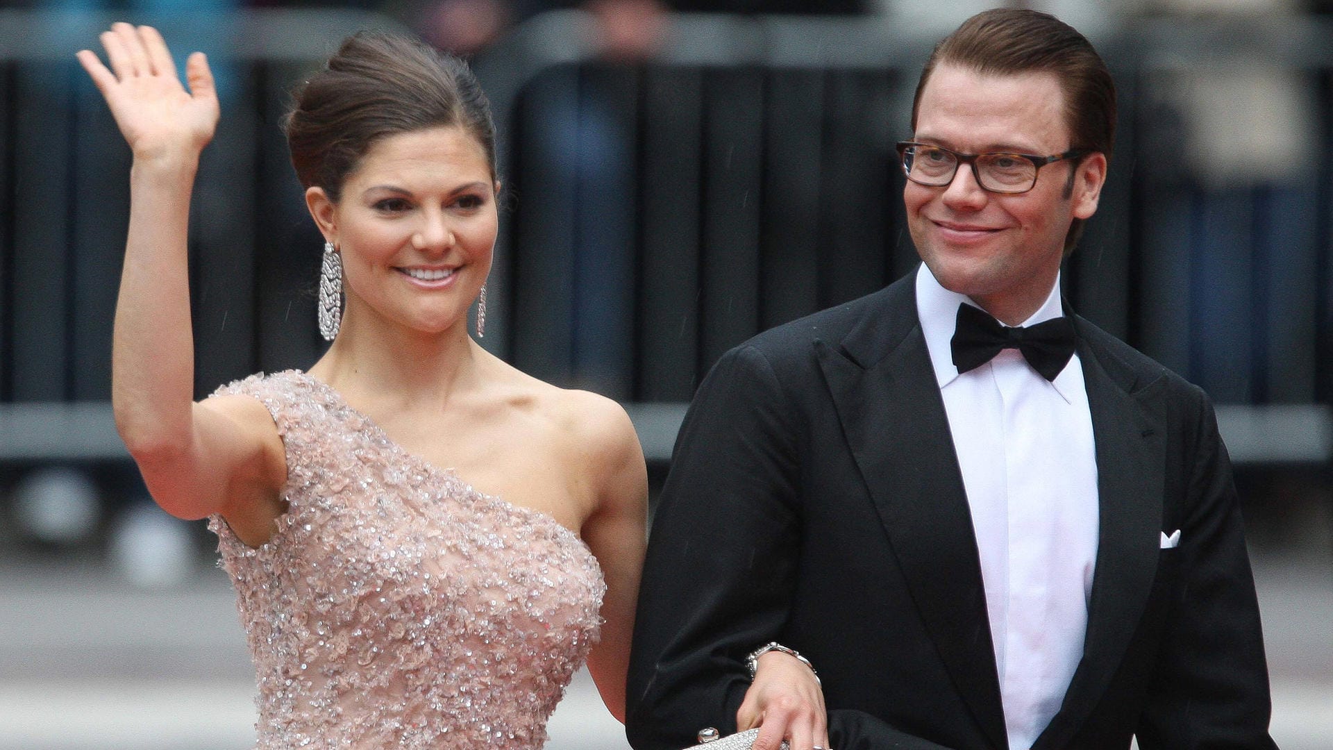 2010 kurz vor ihrer Hochzeit beim zu den Feierlichkeiten gehörenden Galadinner