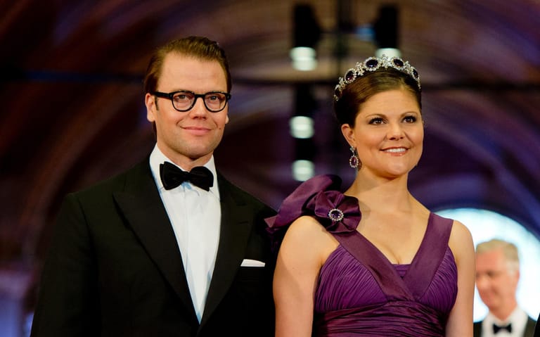 29. April 2013: Daniel und Victoria bei einem Dinner im Rahmen der Abdankung von Beatrix der Niederlande in Amsterdam.