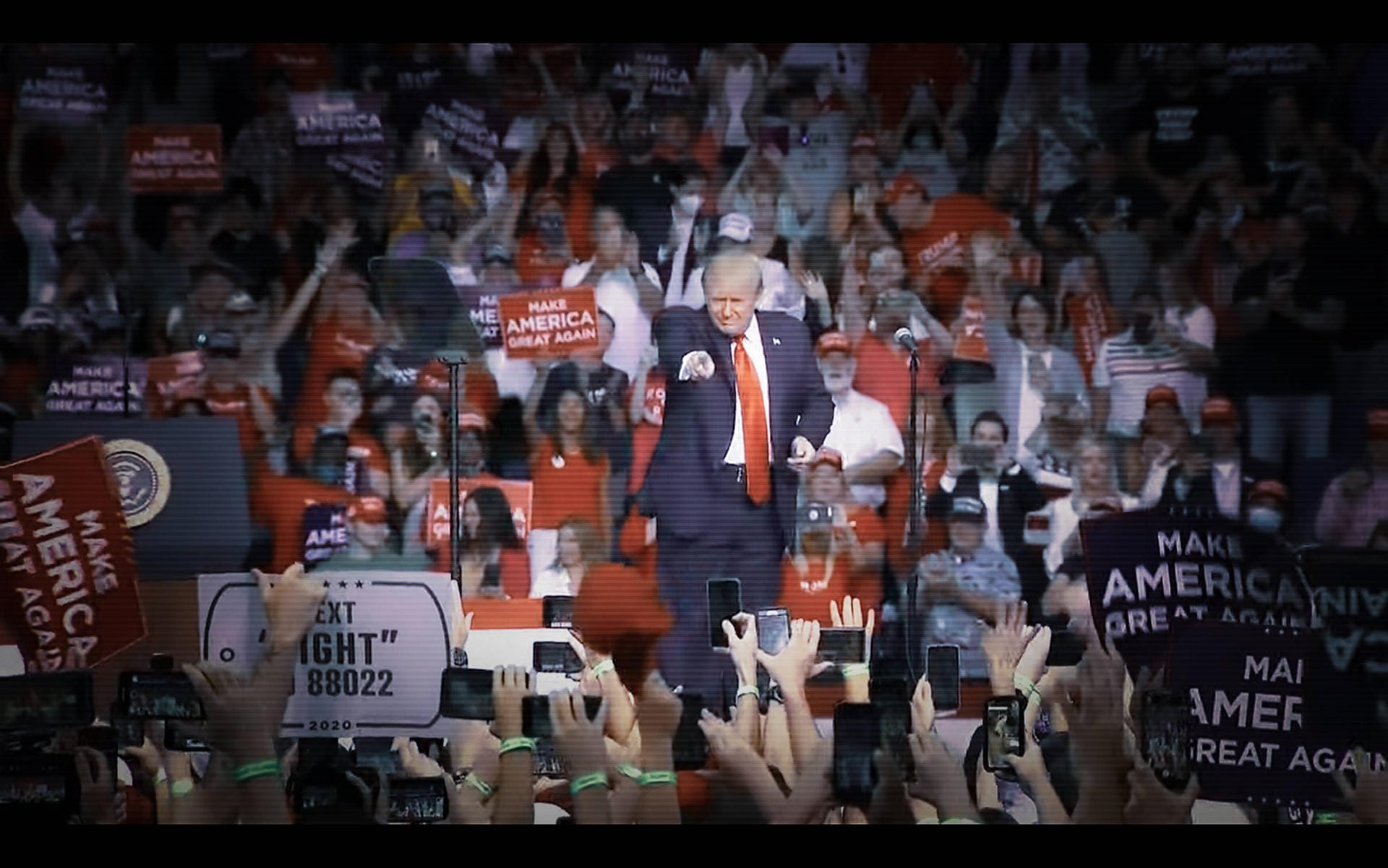 Wahlkampfauftritt von Donald Trump in Tulsa. Es ist sein offizieller Wahlkampfbeginn.