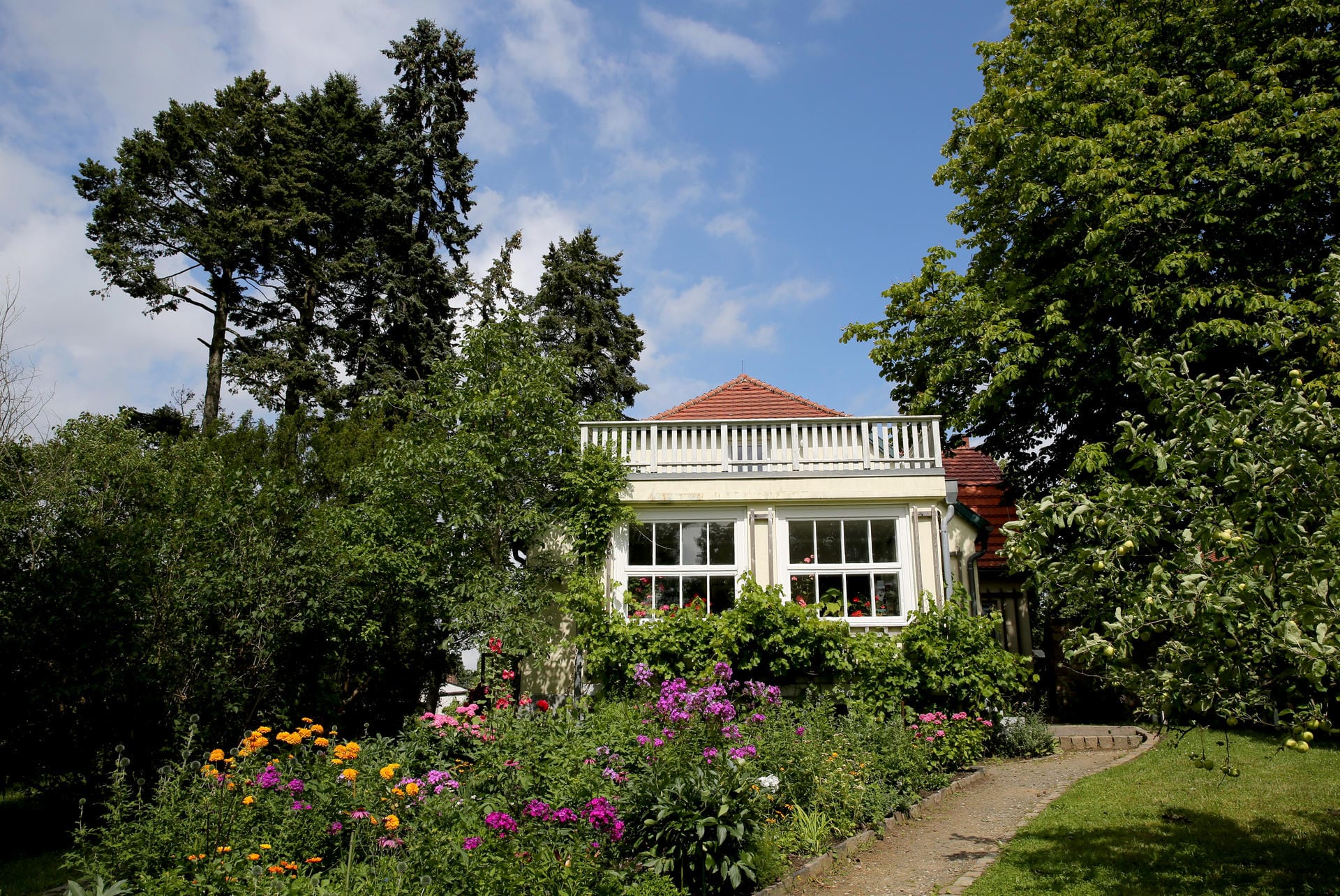 Das Hans-Fallada-Haus in Carwitz bei Feldberg: Hier können Wanderer ein kleines Museum besuchen.