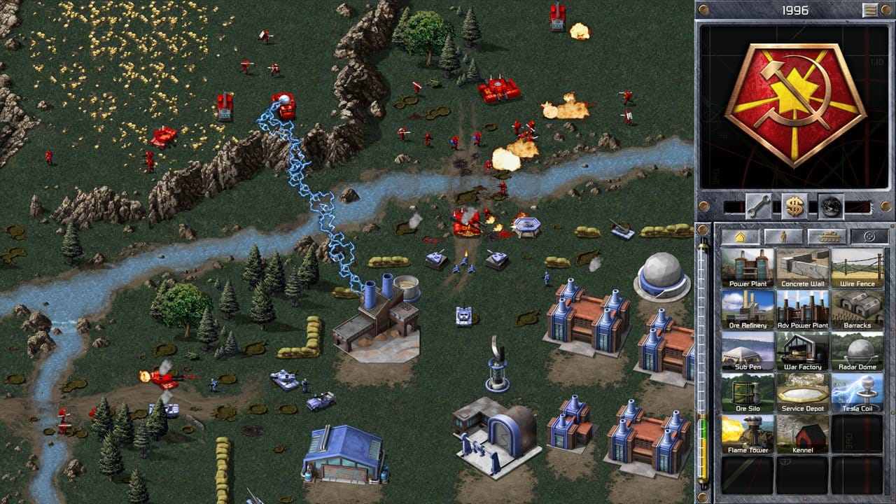 Wie in den 90er Jahren: Die Grafik des Originals ist in der "Command & Conquer: Remastered Collection" zwar schöner - aber nicht grundlegend anders.