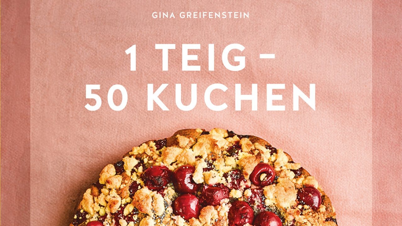 "1 Teig – 50 Kuchen", Gina Greifenstein, Verlag Gräfe und Unzer, 64 Seiten, 9,99 Euro, ISBN 978-3833866210.