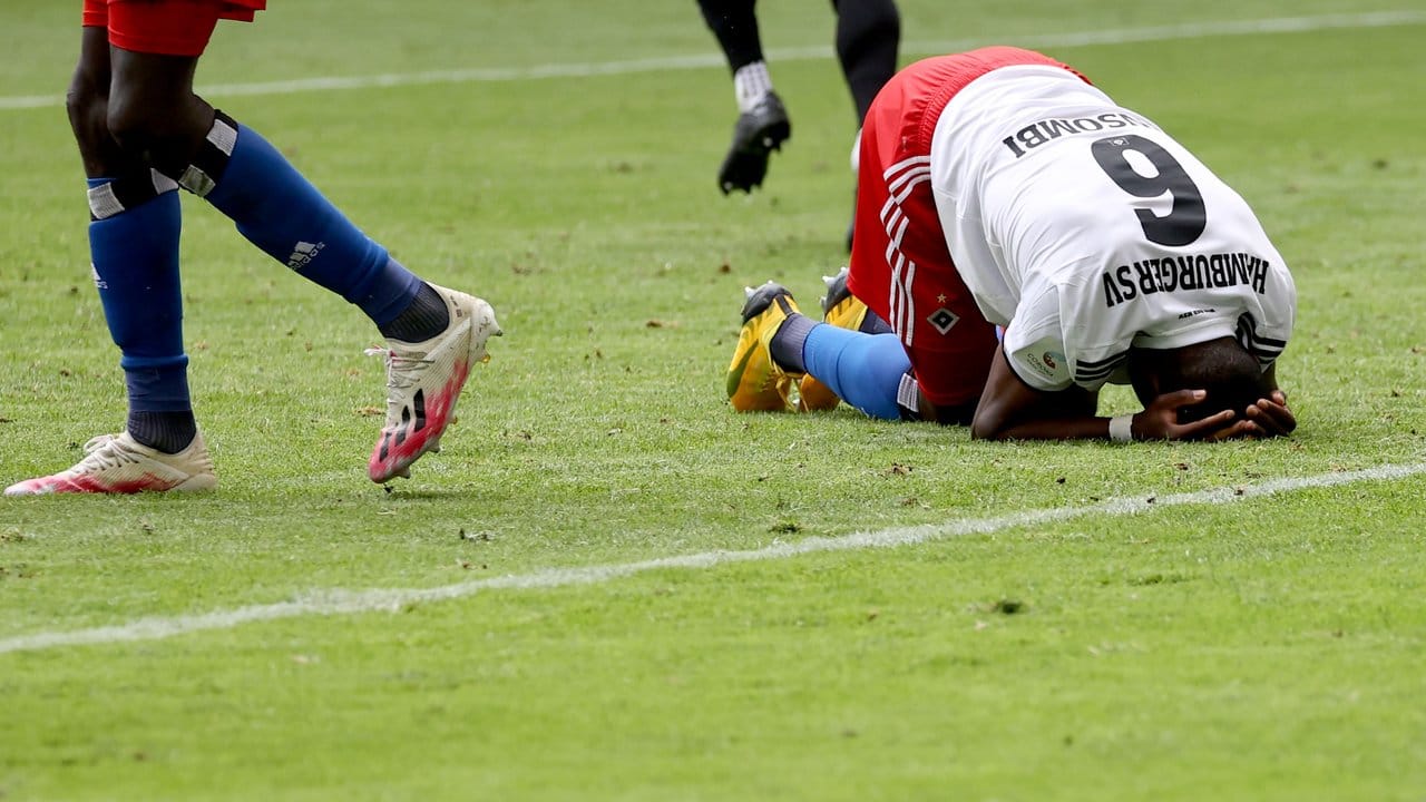 Der Hamburger SV ist nach dem 1:5 gegen den SV Sandhausen am Boden.