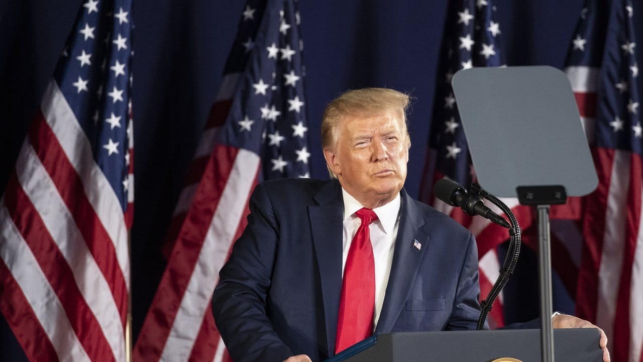 Trump hat eine Rede zum Unabhängigkeitstag für eine düstere, polarisierende Botschaft genutzt.
