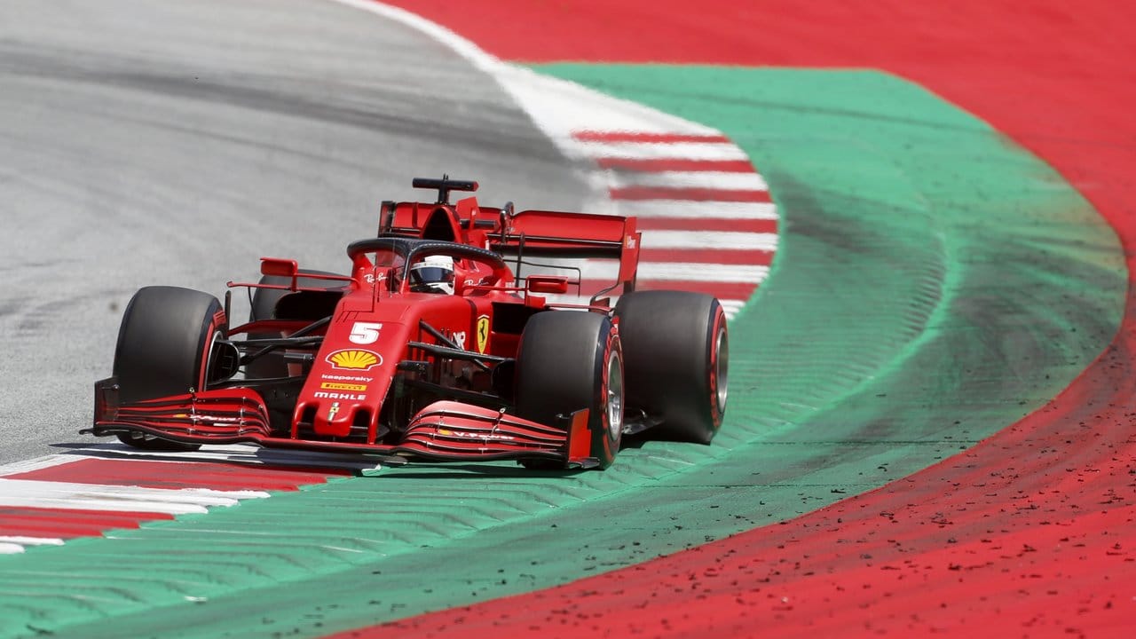Fährt in Spielberg nur hinterher: Ferrari-Pilot Sebastian Vettel.