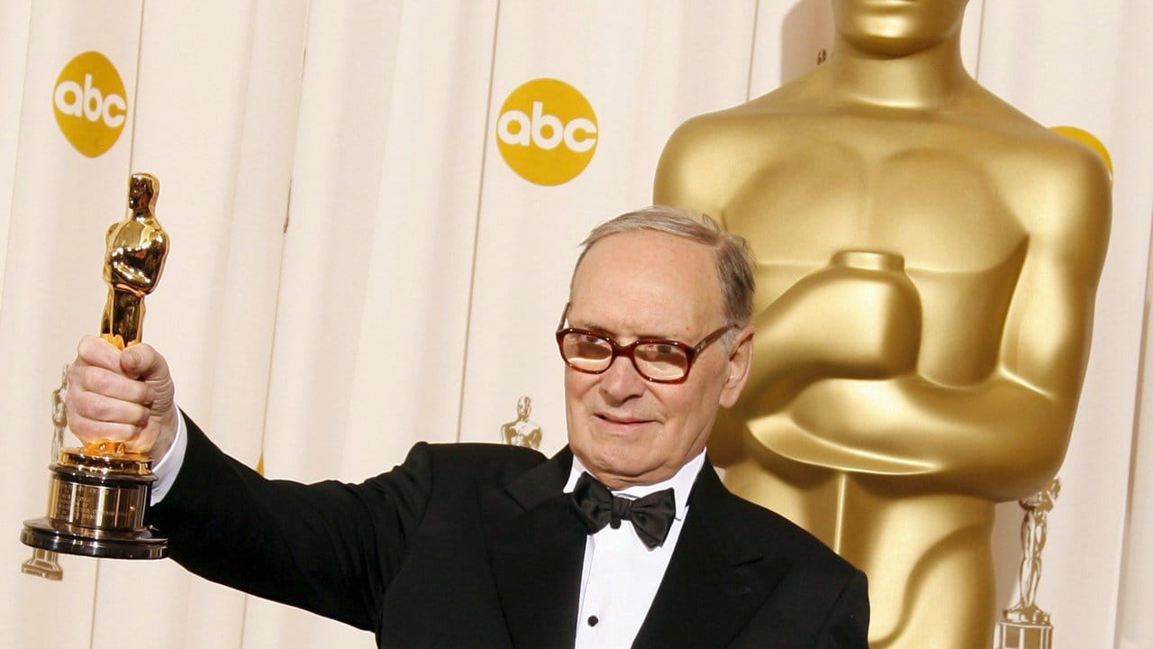 Der italienische Filmkomponis Ennio Morricone bei der 79. Der italienische Filmkomponis Ennio Morricone bei der 79.
