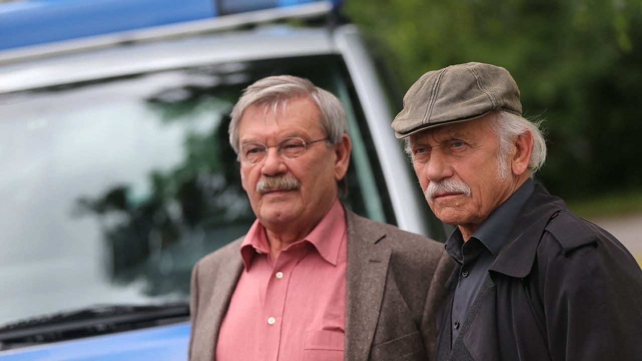 Tilo Prückner (r) und Wolfgang Winkler in der Serie "Die Rentnercops".
