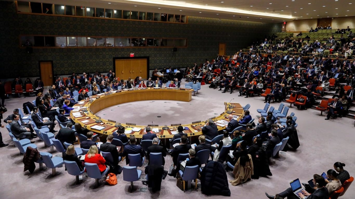 Der UN-Sicherheitsrat bei einer Sitzung im Januar.