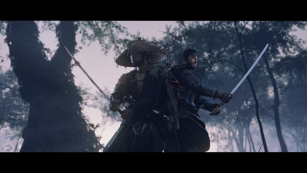 Jin Kasai, der "Ghost of Tsushima" (rechts), muss im gleichnamigen Spiel nicht ganz allein gegen die feindlichen Mongolen helfen - ein paar Verbündete helfen ihm dabei. Jin Kasai, der "Ghost of Tsushima" (rechts), muss im gleichnamigen Spiel nicht ganz allein gegen die feindlichen Mongolen helfen - ein paar Verbündete helfen ihm dabei.