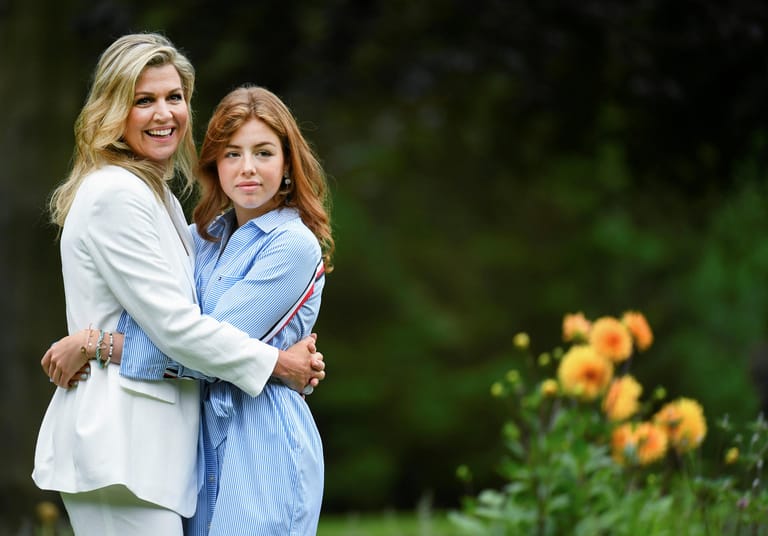 Auch mit Prinzessin Alexia ließ sich die Königin ablichten.