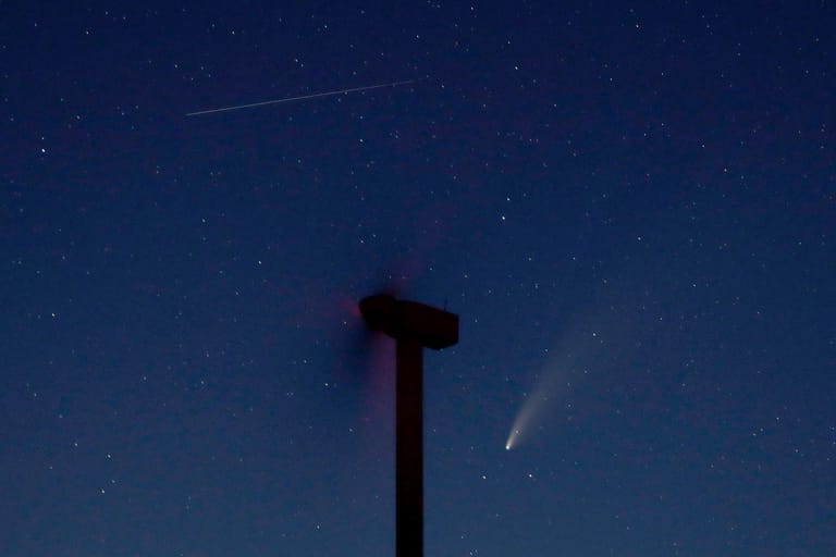 Komet in Kansas zu sehen