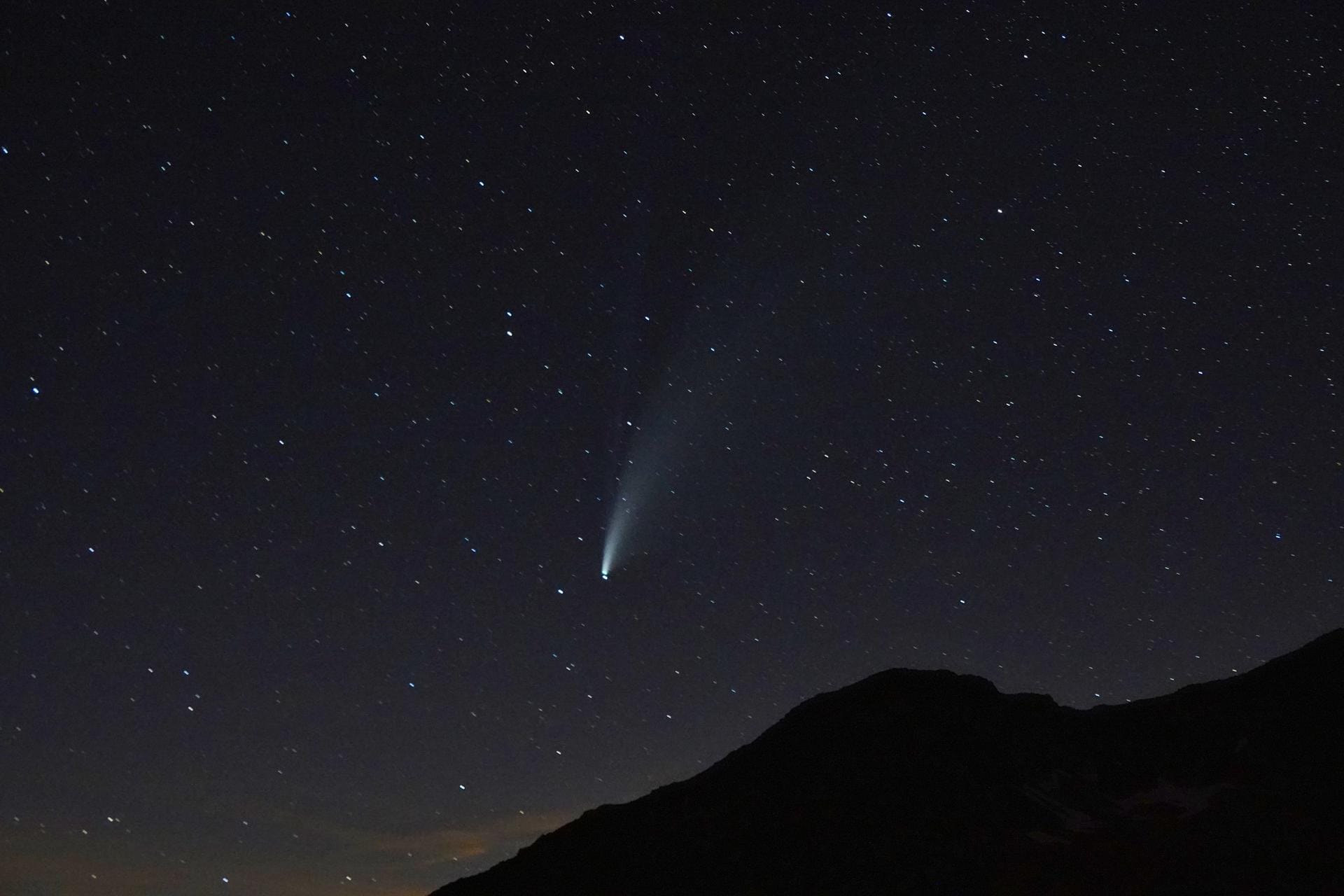 Komet Neowise über der Schweiz