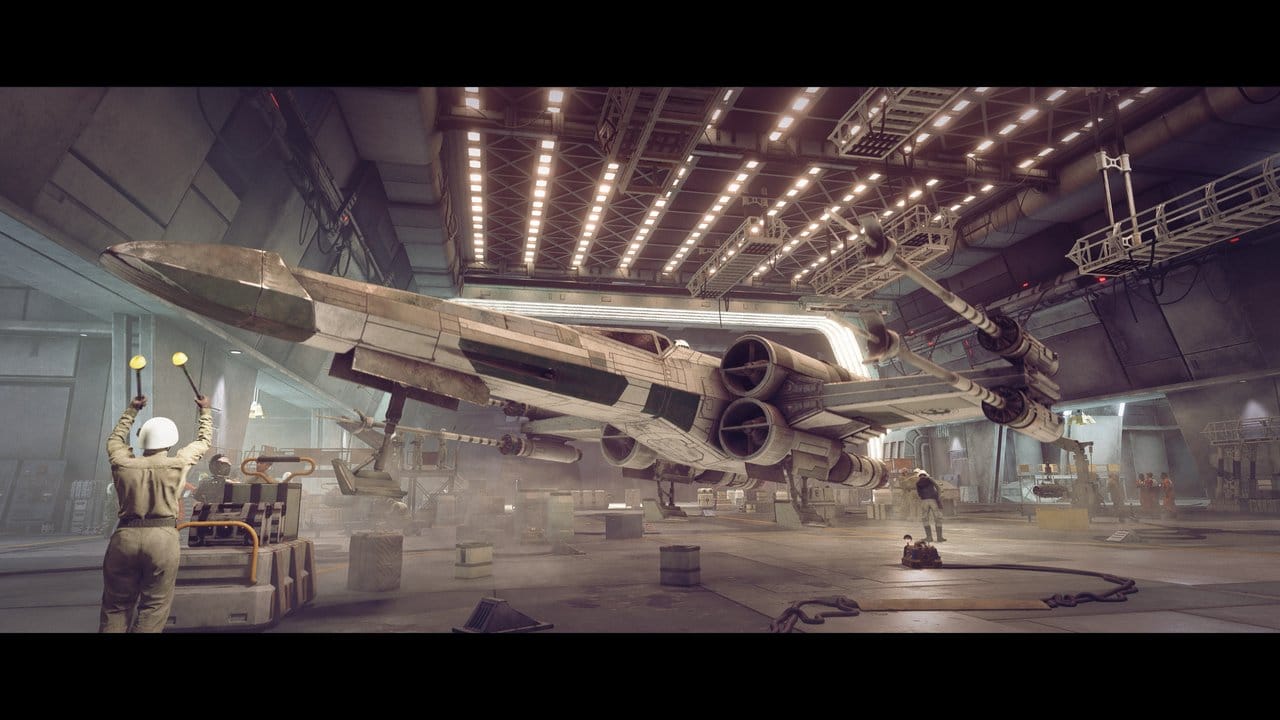In "Star Wars Squadrons" können Spielende zwischen verschiedenen Sternenjägern als Flug- und Kampfgerät wählen.