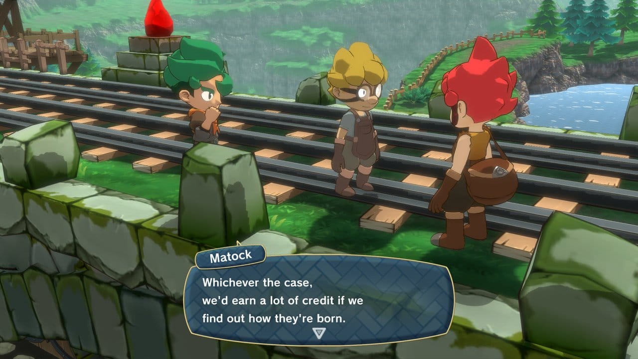 Die Hauptfiguren von "Little Town Hero" sind der rothaarige Axe und seine Freunde. Die Hauptfiguren von "Little Town Hero" sind der rothaarige Axe und seine Freunde.