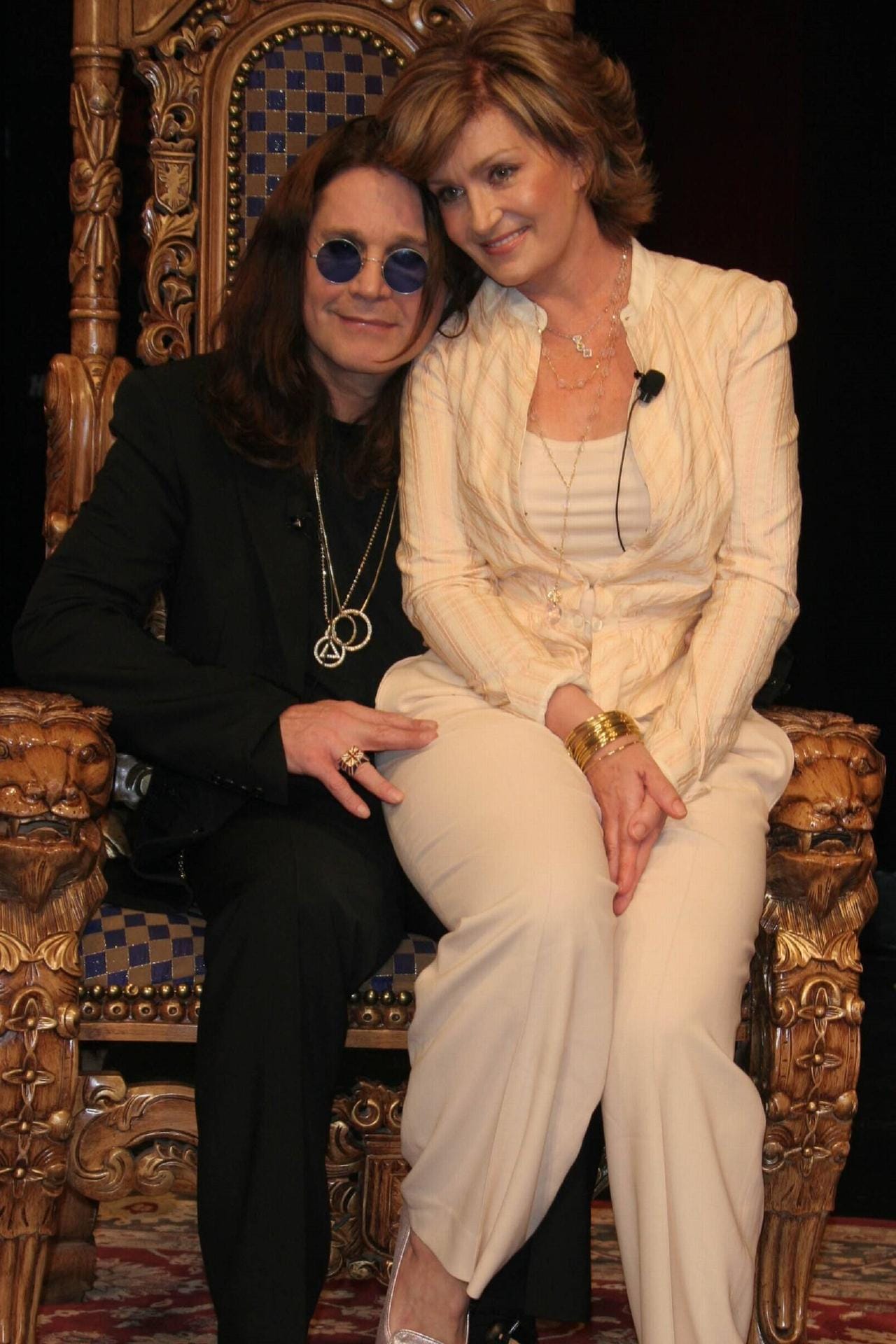 Sharon und Ozzy Osbourne: Der Rockmusiker und die Moderatorin heirateten 1982.