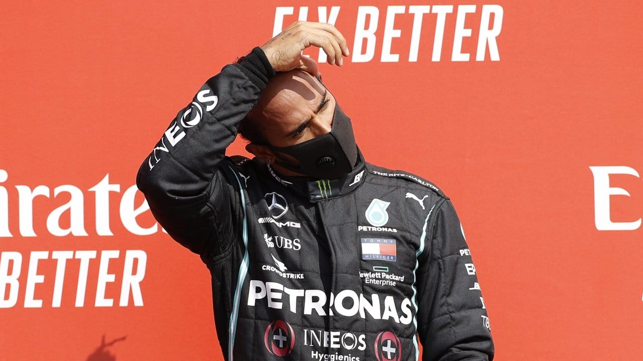 Musste sich diesmal mit dem zweiten Platz zufrieden geben: Weltmeister Lewis Hamilton.