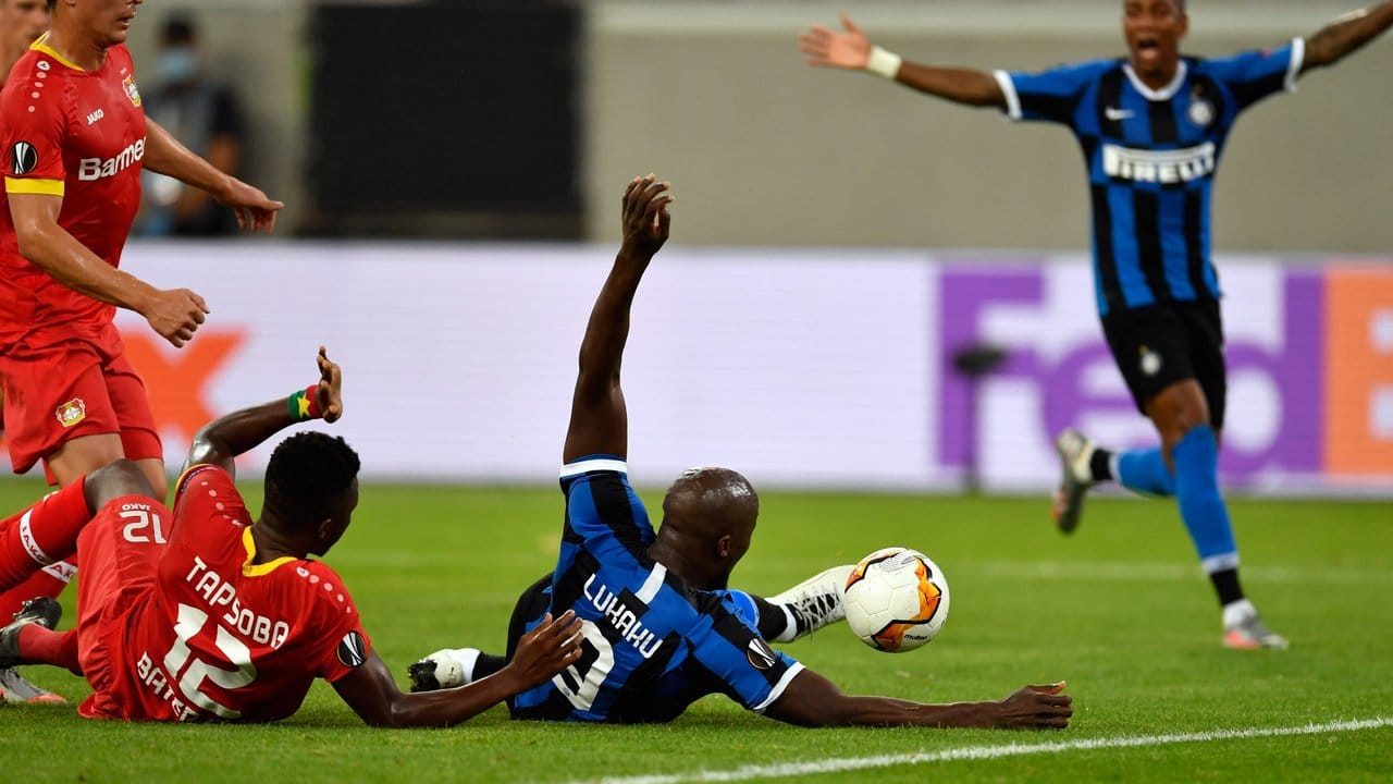 Inter-Starstürmer Romelu Lukaku (M. Inter-Starstürmer Romelu Lukaku (M.