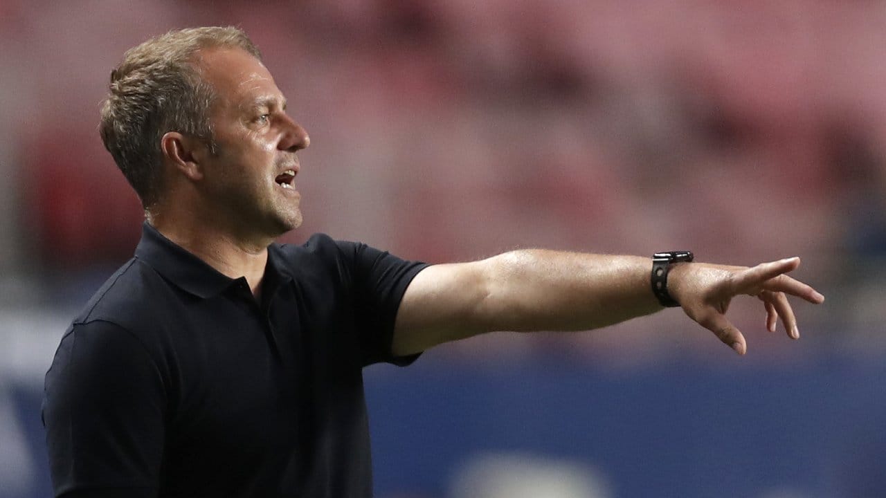 Bayern-Trainer Hansi Flick hatte sein Team gut eingestellt. Bayern-Trainer Hansi Flick hatte sein Team gut eingestellt.