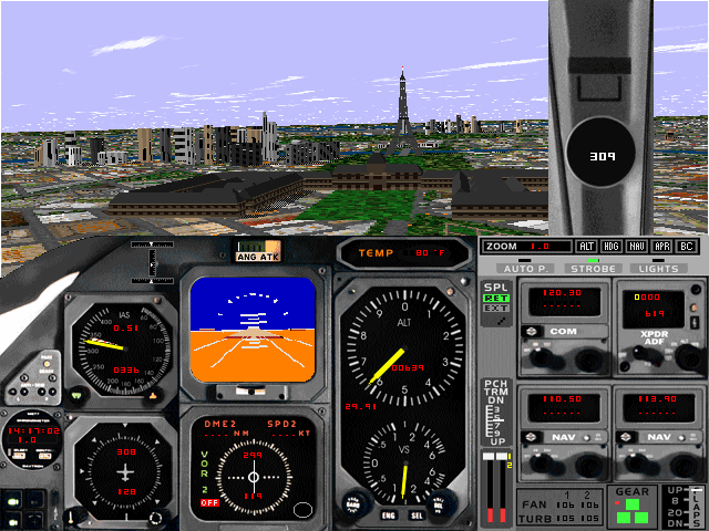 Der "Flight Simulator for Windows 95" von 1996 ist im Grunde eine Portierung der DOS-Version 5.1. Dennoch lieferte der Flugsimulator für Windows 95 einige grafische Verbesserungen sowie neue Flugzeuge, Flughäfen und Aufgaben.