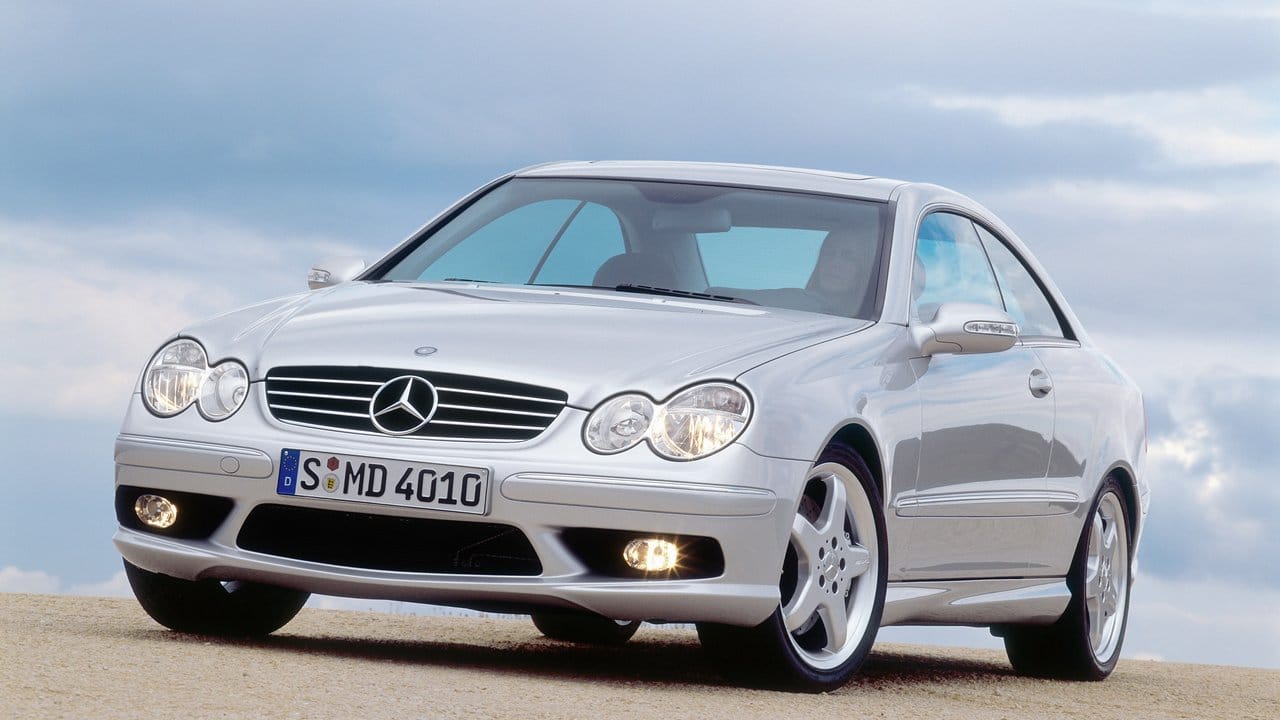 Mercedes-Benz CLK Coupé 55 AMG (Baureihe 209): Bei diesem Modell schätzen Experten die Chancen auf eine Wertsteigerung als "nicht so schlecht" ein.