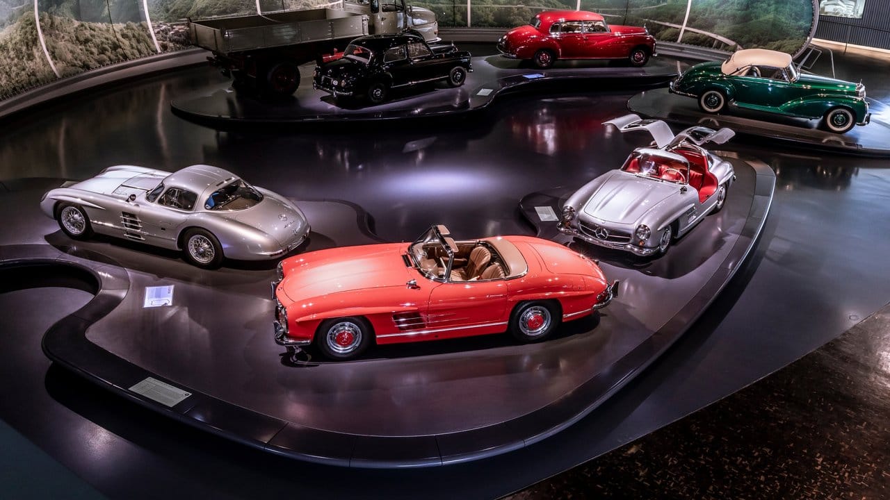 Bei Mercedes-Benz Classic werden Oldtimer höchstens an andere Museen verliehen - der Fokus liegt auf dem Erhalt der Fahrzeuge.