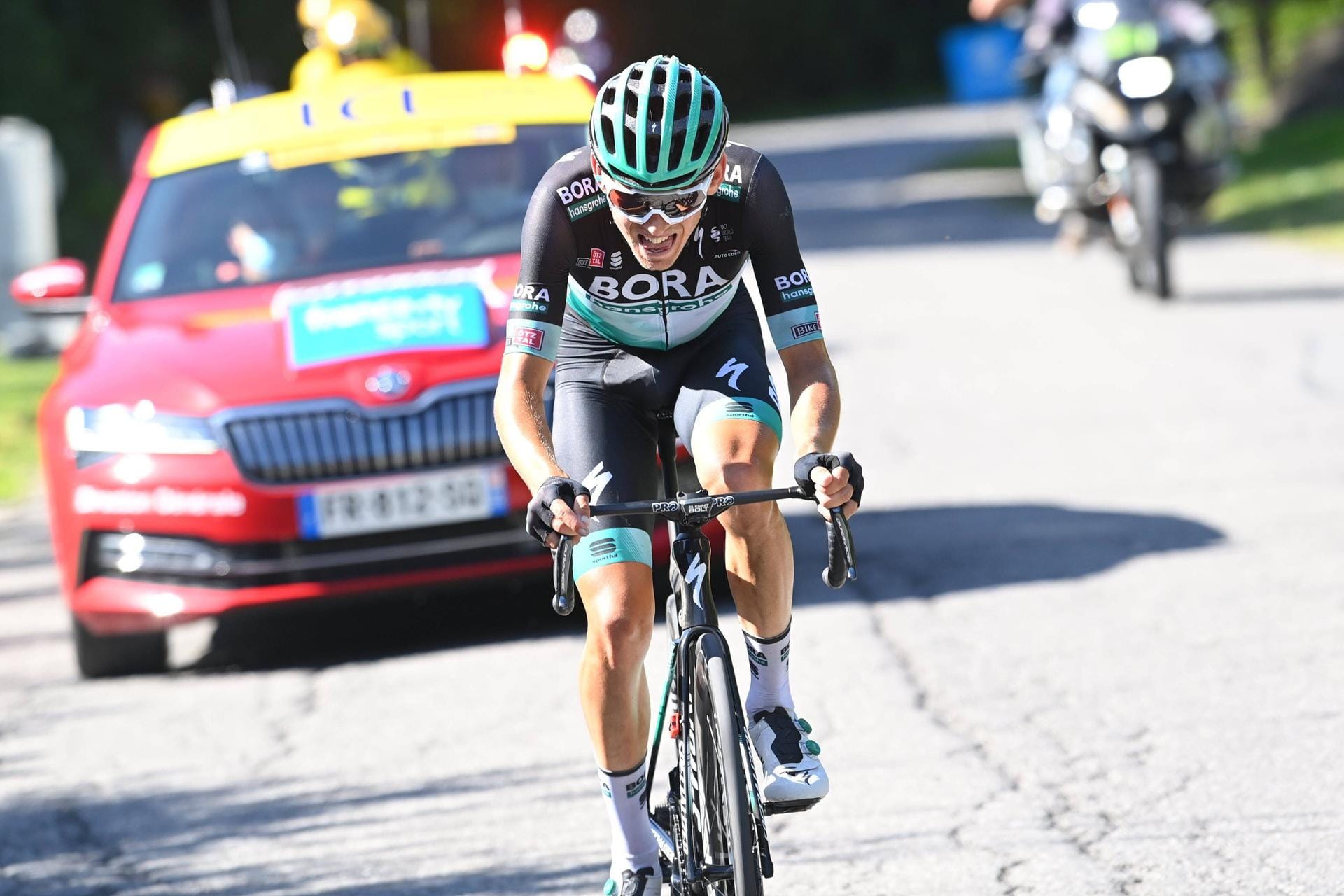 Lennard Kämna (Bora-hansgrohe) - geb. am 09.09.1996 in Wedel - 2. Tour-Teilnahme - Beste Tour-Platzierung: 40. (2017) - Größte Erfolge: Etappensieger Tour de France (2020), Etappensieger Criterium du Dauphine (2020), Teamzeitfahr-Weltmeister (2017) - Profisiege: 2