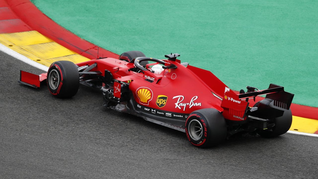 Fuhr im Training von Spa erneut hinterher: Ferrari-Pilot Sebastian Vettel.