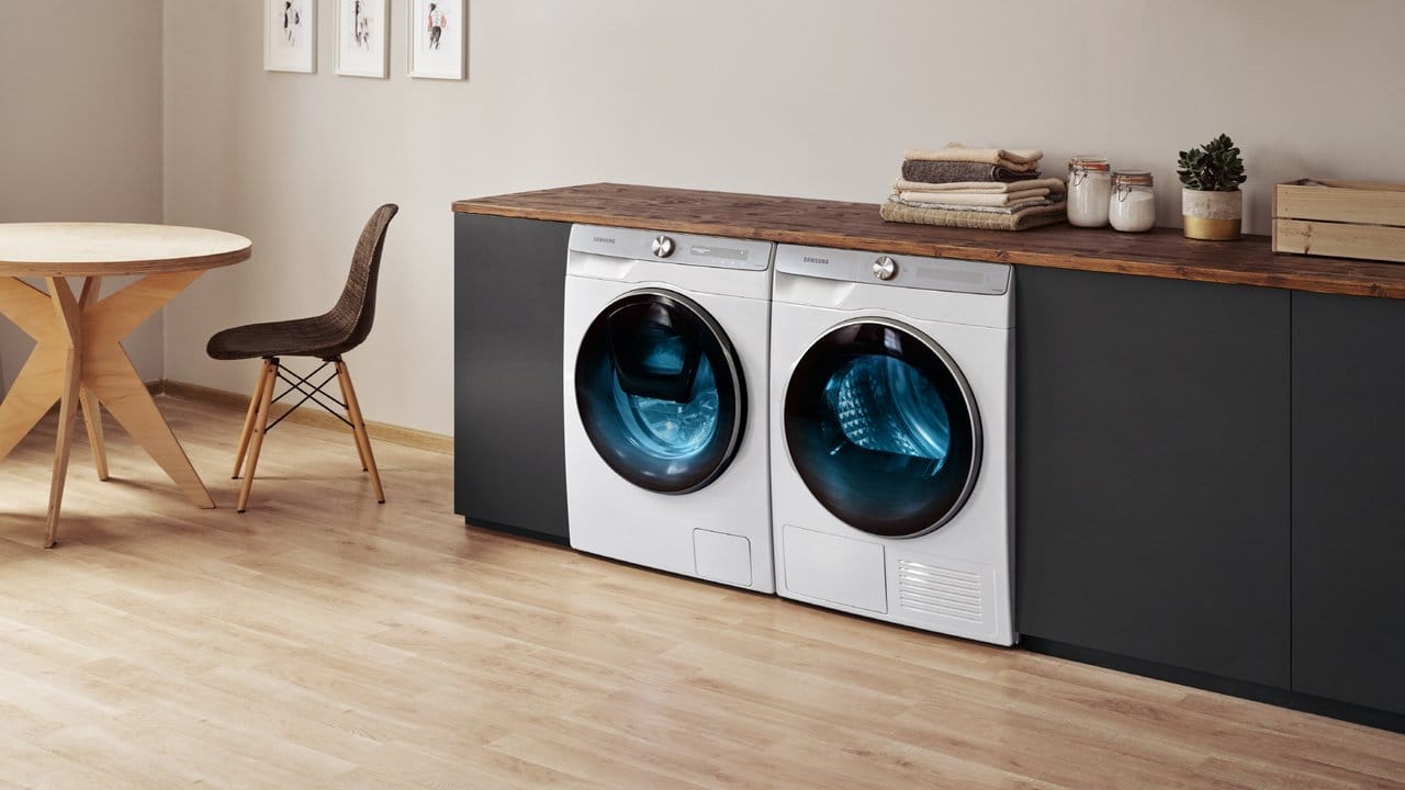 Samsung stellt auf der IFA eine neue Generation von Waschmaschinen und Trockner vor.