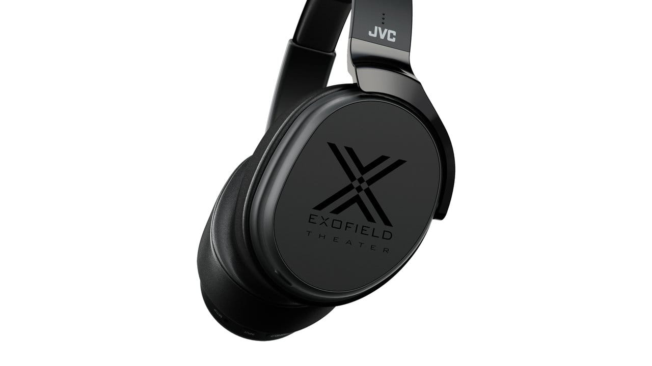 Aufwändiger Surroundsound: Der JVC-Kopfhörer Exofield simuliert einen Klang, für den man sonst ein Dutzend Lautsprecher benötigt.
