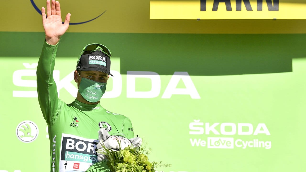 Grün geholt, aber Etappensieg verpasst: Bora-hansgrohe-Star Peter Sagan.