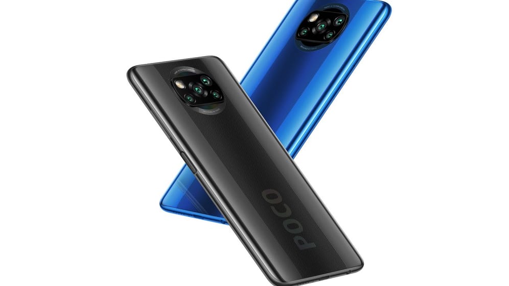 Schwarz-Grau oder Blau: Das sind die Farboptionen beim Xiaomi Poco X3 NFC.