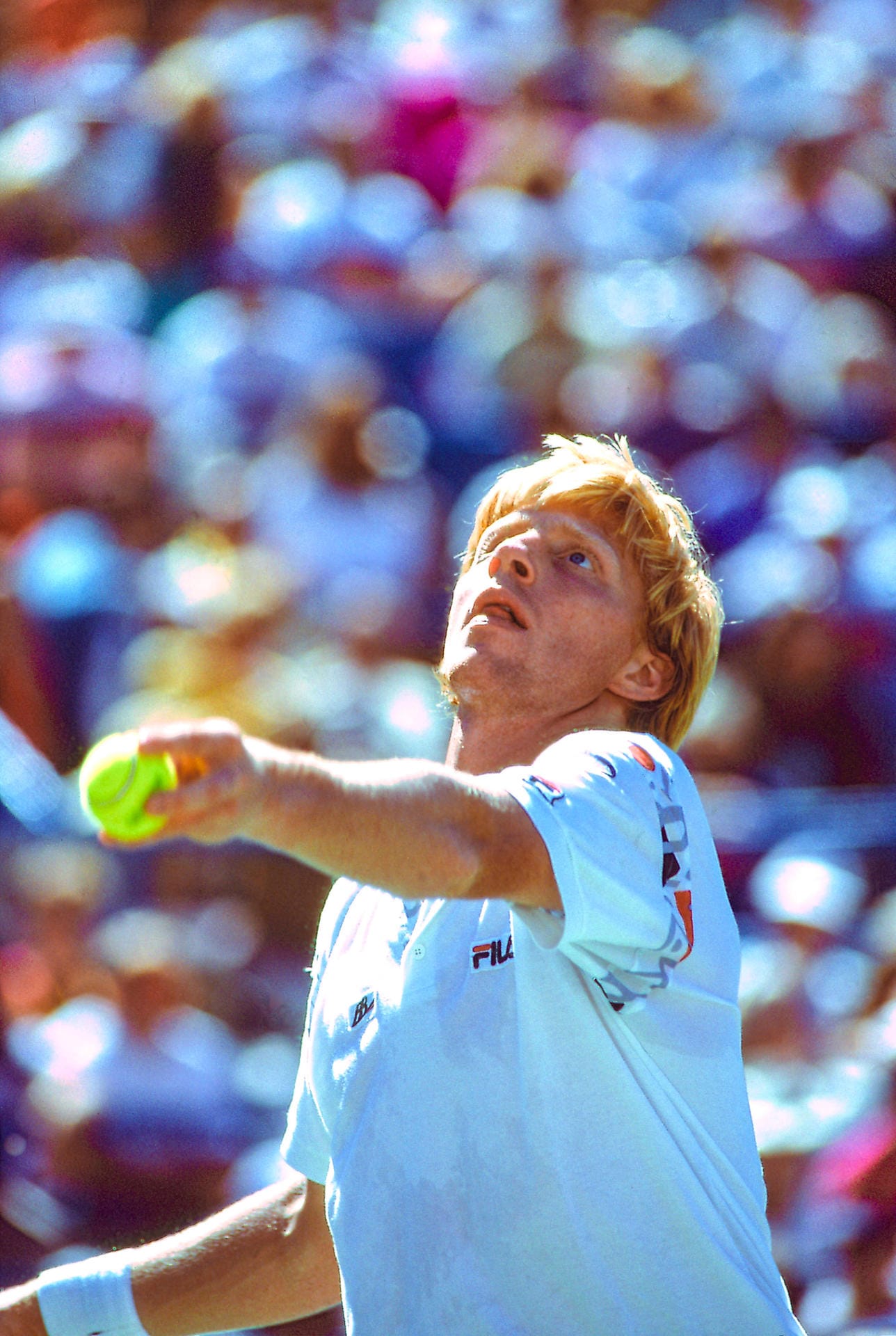 US Open 1990: Boris Becker erreicht das Halbfinale. Im Jahr zuvor gewann Becker das Turnier in New York.