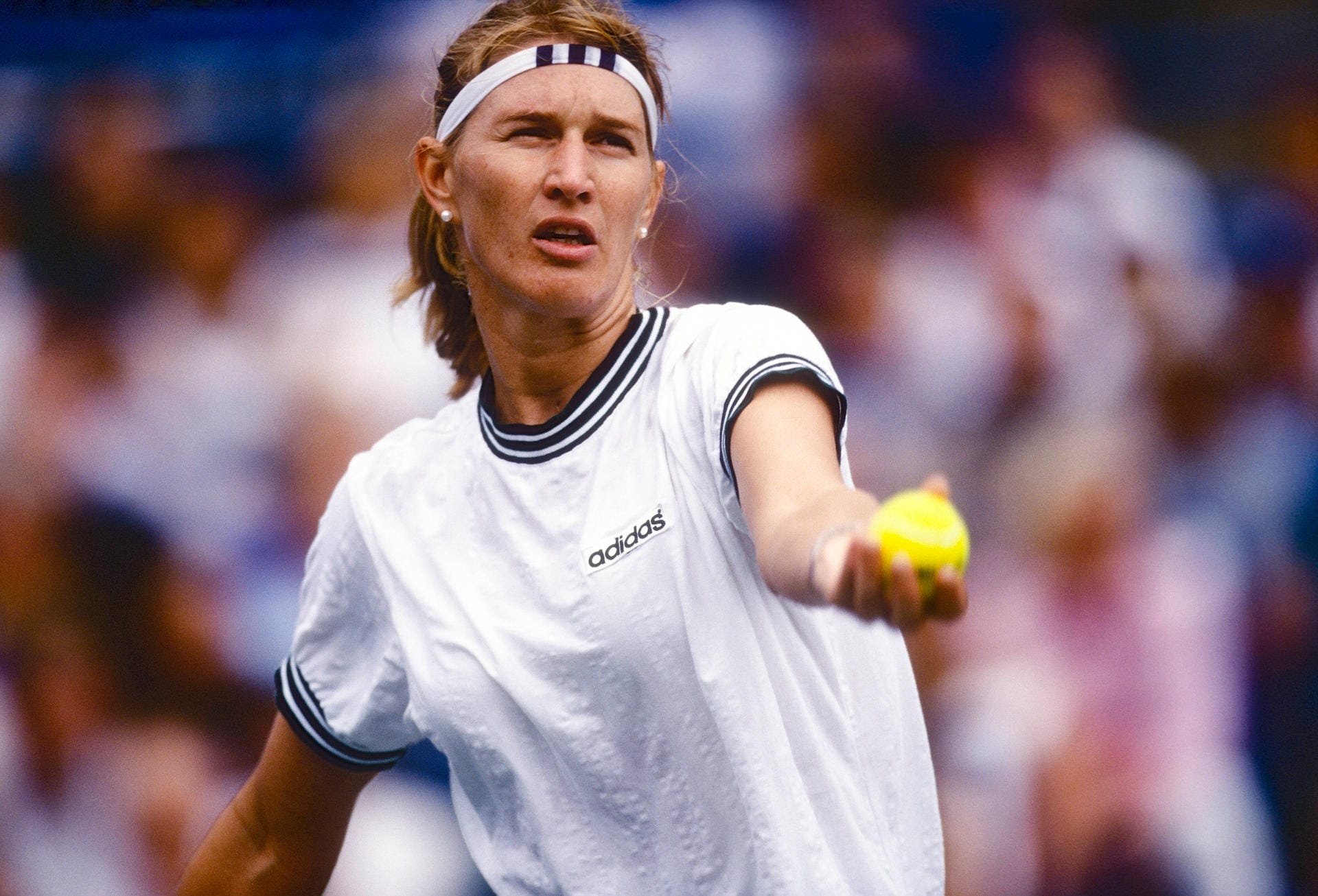 US Open 1996: Zwischen 1986 und 1996 erreicht Steffi Graf jedes Jahr mindestens das Halbfinale. Nur 1992 schied sie bereits im Viertelfinale aus.