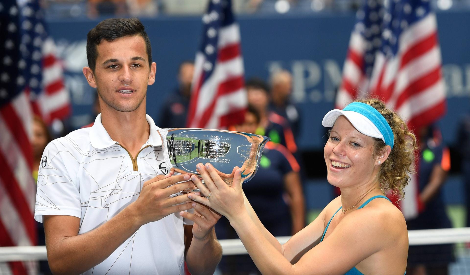 Bei den US Open 2016 gibt es noch eine zweite deutsche Siegerin. Laura Siegemund gewinnt mit ihrem Partner Mate Pavic aus Kroatien den Grand-Slam-Titel im Mixed.