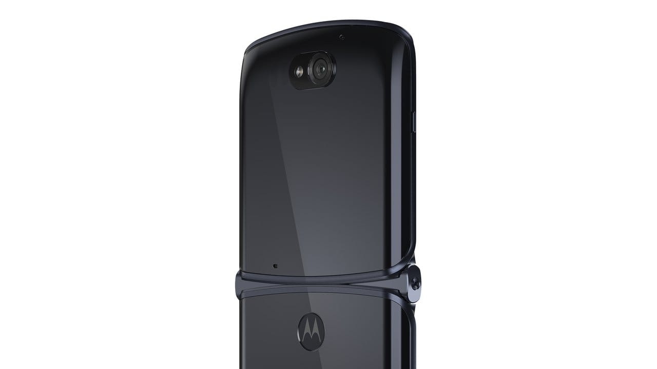 Schwarz ist die Farbe des 1500 teuren Klapp-Telefon Razr.