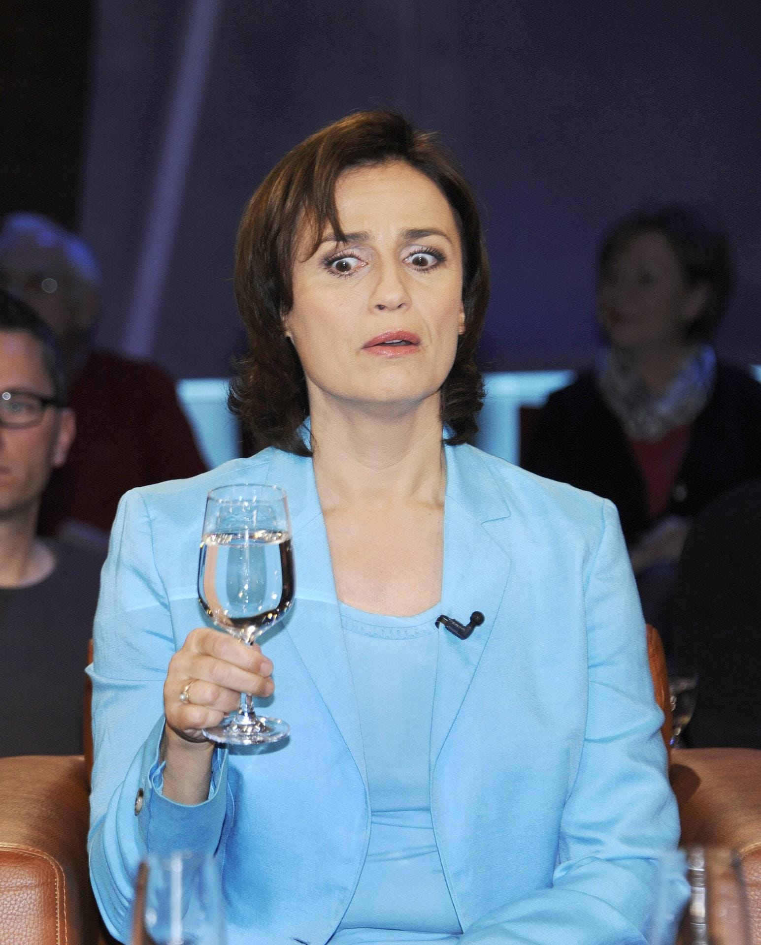 2012: Sandra Maischberger zu Gast in der "NDR Talkshow"