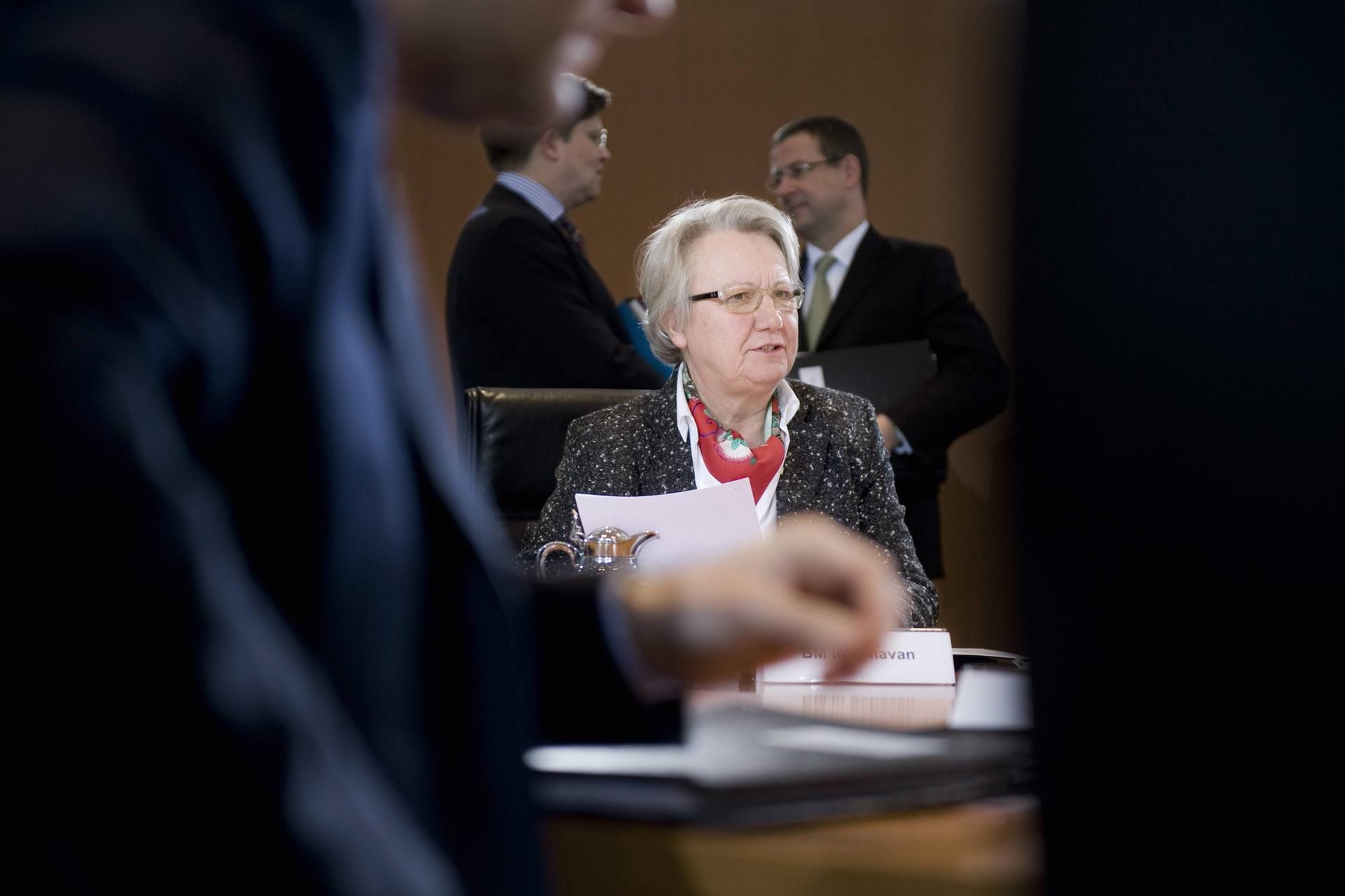Annette Schavan (CDU), 2013: Auch der Bildungsministerin wurde wegen Plagiaten in ihrer Doktorarbeit ihr Titel aberkannt, woraufhin sie zurücktrat.