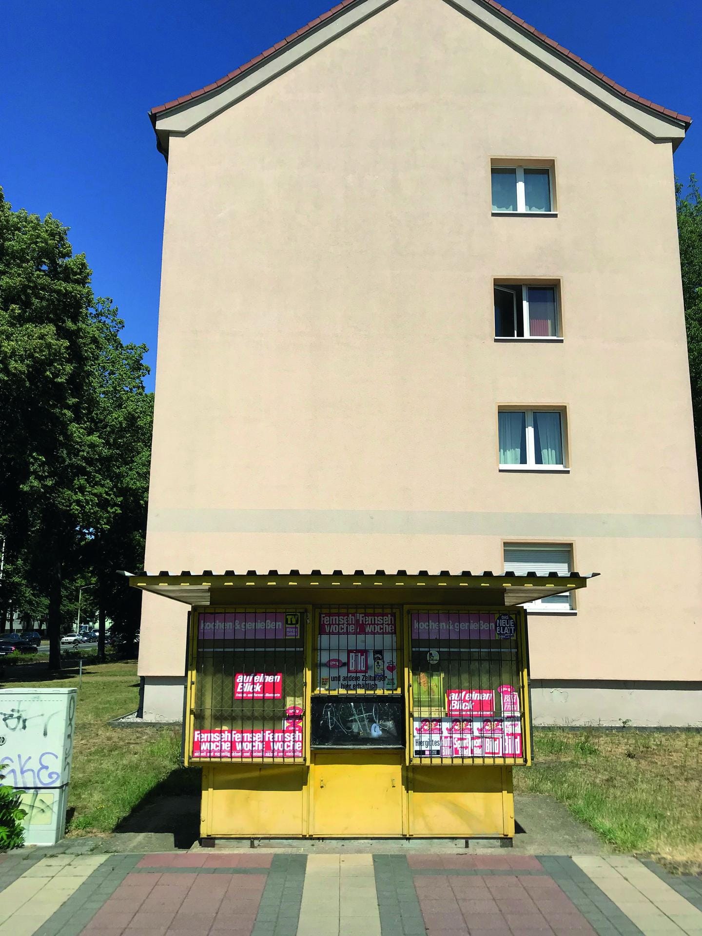 Hoyerswerda: Dieser Kiosk aus DDR-Zeiten genießt heute Denkmalschutz.